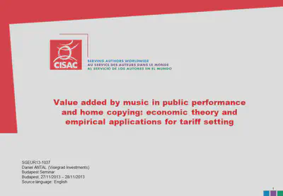Historically CEEMID started out as the _Central and Eastern European Music Industry Databases_ out of necessity following a [CISAC Good Governance Seminar for European Societies](https://ceemid.eu/post/2013-11-18_cisac_goodgov/) in 2013, and eventually grew out of an abandoned GESAC project. The adoption of European single market and copyright rules, and the increased activity of competition authority and regulators required a more structured approach to set collective royalty and compensations tariffs in a region that was regarded traditionally as data-poor with lower quantity of industry and government data sources available.
